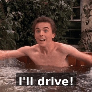I'll drive!