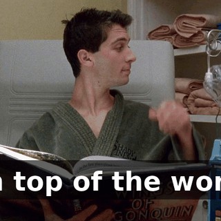 ♪ on top of the world ♪