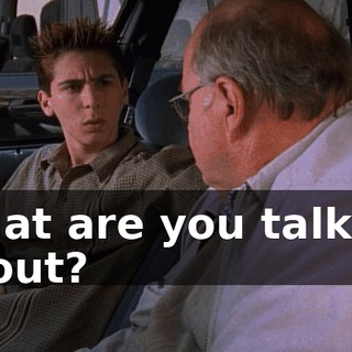 What are you talking about?