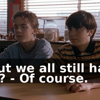 - But we all still have A's? - Of course.