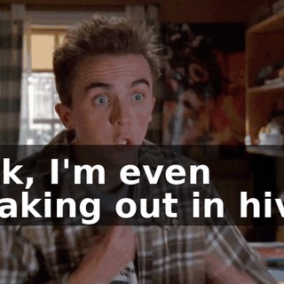 Look, I'm even breaking out in hives.
