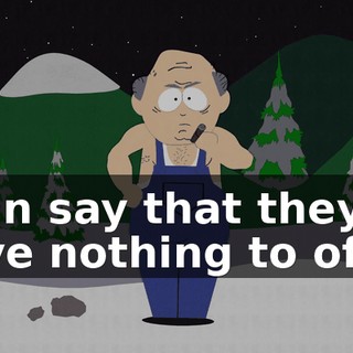 I can say that they have nothing to offer.