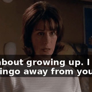 It's about growing up. I took Domingo away from you