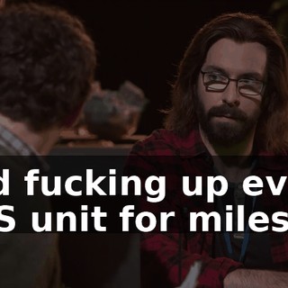 and fucking up every GPS unit for miles.