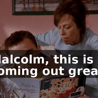 Malcolm, this is coming out great.