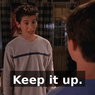 Keep it up.