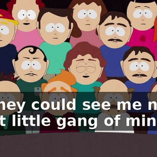 ♪ If they could see me now, that little gang of mine ♪