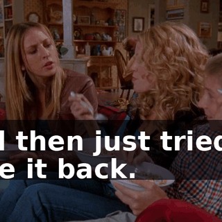 and then just tried to take it back.