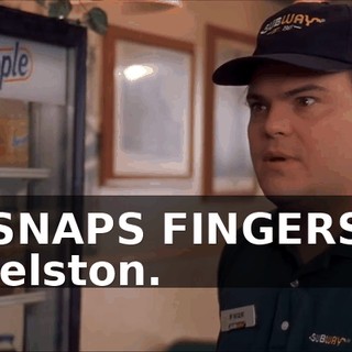 (SNAPS FINGERS) Belston.