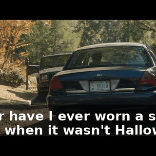 Never have I ever worn a scary mask when it wasn't Halloween.