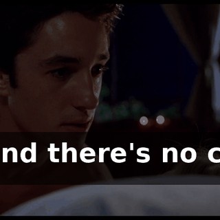 # And there's no cure #