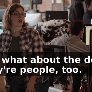 And what about the dogs? They're people, too.