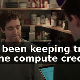 I've been keeping track of the compute credits