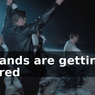 ♪ Hands are getting tired ♪