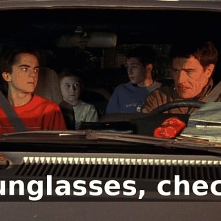 Sunglasses, check.
