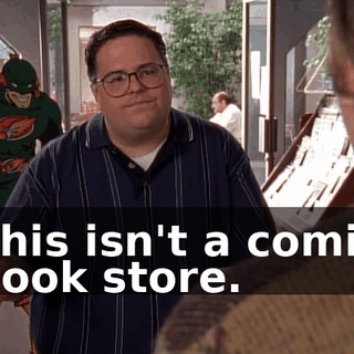 This isn't a comic book store.