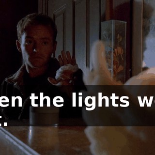 when the lights went out.