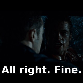 All right. Fine.