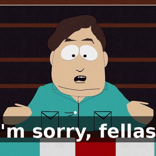 I'm sorry, fellas.