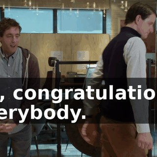 Uh, congratulations, everybody.