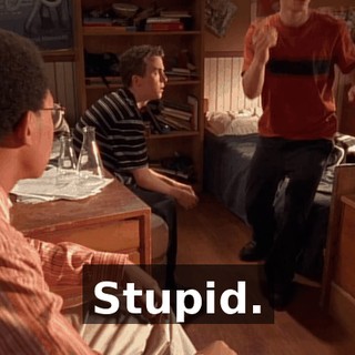 Stupid.