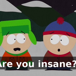 Are you insane?!