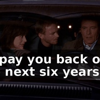 I'll pay you back over the next six years