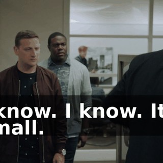 I know. I know. It's small.