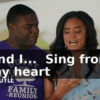 and I... ♪ Sing from my heart ♪