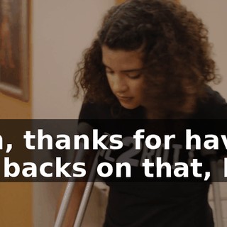 - Oh, thanks for having our backs on that, Lea.
