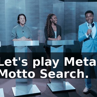 Let's play Metal Motto Search.