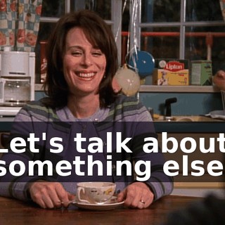 Let's talk about something else.
