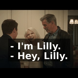 - I'm Lilly. - Hey, Lilly.