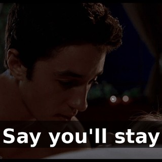 # Say you'll stay #