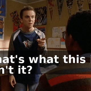 That's what this is, isn't it?