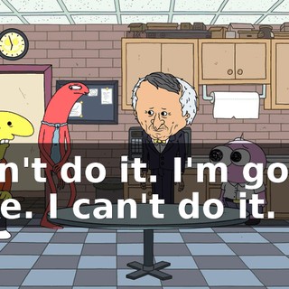 I can't do it. I'm gonna puke. I can't do it.