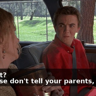 - What? - Please don't tell your parents, okay?