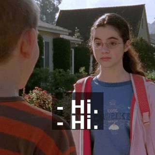 - Hi. - Hi.