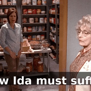 How Ida must suffer.