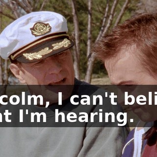 Malcolm, I can't believe what I'm hearing.