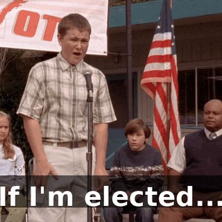 If I'm elected...