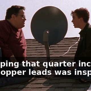 Stripping that quarter inch off the copper leads was inspired.