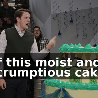 of this moist and scrumptious cake.