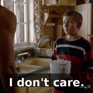 I don't care.