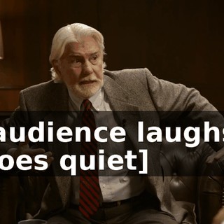 [audience laughs, goes quiet]