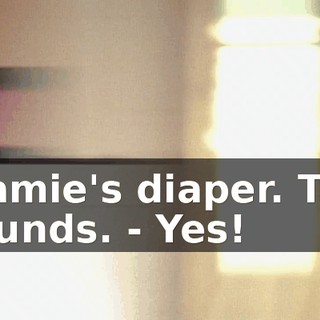 - Jamie's diaper. Two pounds. - Yes!