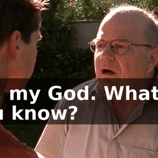 Oh, my God. What do you know?