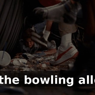 to the bowling alley!
