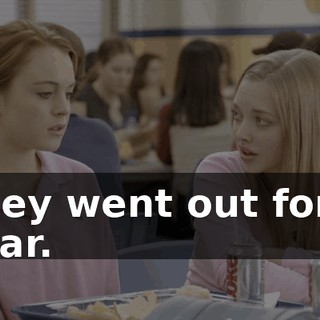 They went out for a year.