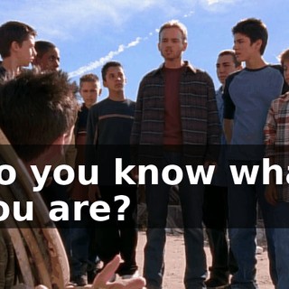 Do you know what you are?